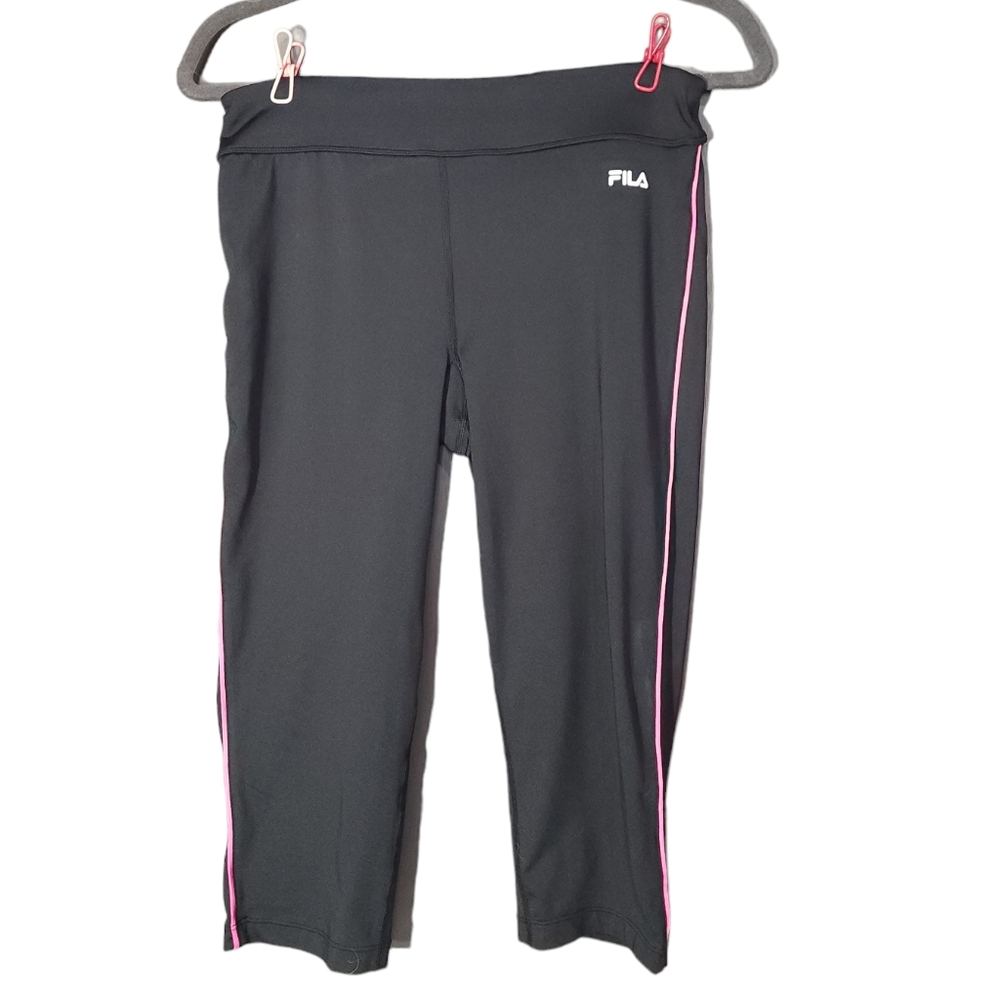 Fila Athletic Capris | Woman's Medium | Sport / Yoga / Athleisure | black | - Picture 1 of 8